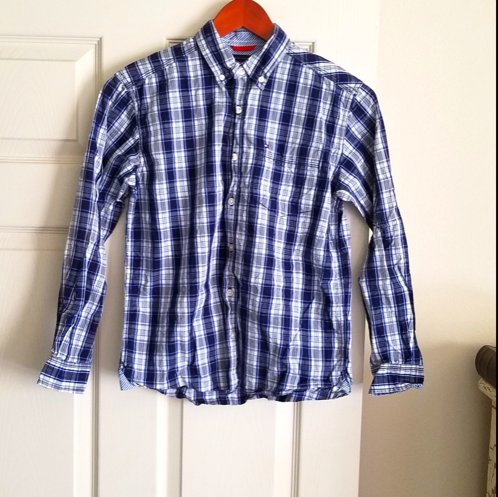 Tommy Hilfiger M(12/14) Boys Button Up Excellent